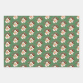 Santa Nr. 1 Saison Grüße Geschenkpapier Set (Vorderseite)