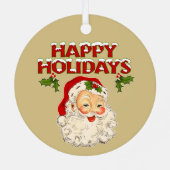 Santa Nr. 2 Ornament Aus Metall (Rückseite)