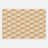 Santa Nr. 2 Packpapierblätter Geschenkpapier Set (Vorderseite)