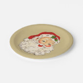 Santa Nr. 2 Papierplatte Pappteller (Schrägansicht)