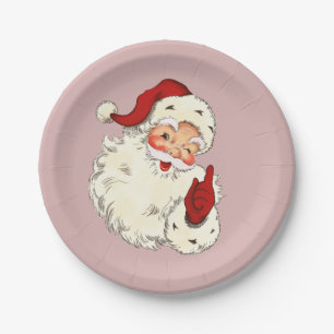 Santa Nr. 4 Papierplatte Pappteller