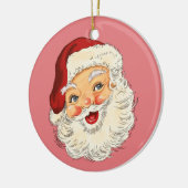 Santa Nr. 6 Keramik Ornament (Links)