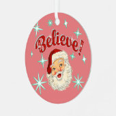 Santa Nr. 6 Ornament Aus Metall (Vorderseite links)