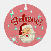 Santa Nr. 6 Ornament Aus Metall (Rückseite)