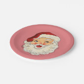 Santa Nr. 6 Papierplatte Pappteller (Schrägansicht)