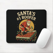 Santa Nummer 1 Roofer Funny Christmas Dofing Mousepad (Mit Mouse)