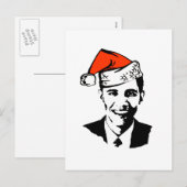 Santa Obama Gear Feiertagspostkarte (Vorne/Hinten)