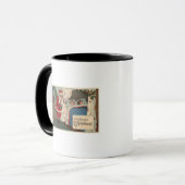 Santa Observation Sleeping Children Tasse (Vorderseite Links)