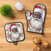 Santa ofenhandschuh & Topflappen-Set (Oben Unten)