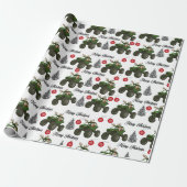 Santa Off Road Geschenkpapier (Ungerollt)
