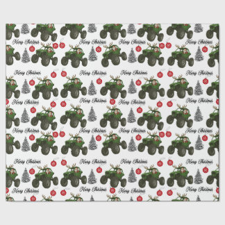 Santa Off Road Geschenkpapier