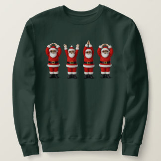  Santa Ohio Mittlerer Westen Party O-H-I-O Weihnac Sweatshirt
