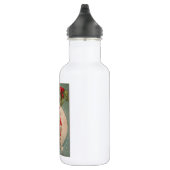 Santa on Bicylce Edelstahlflasche (Rechts)