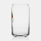 Santa on Bike Kinder Personalisierte Weihnachtsmil Dosenglas (Links)