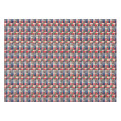 Santa on Schlitten Thunder_Cove Vintag Tischdecke (Vorderseite (Horizontal))
