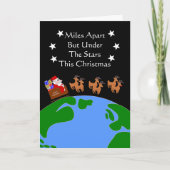 Santa on Sleigh über die Meilen Weihnachten (Vorderseite)