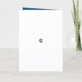 Santa On Thin Ice Karte (Rückseite)