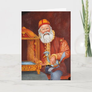 Santa Opus Magnum Grußkarte Feiertagskarte