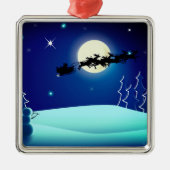 Santa Ornament Aus Metall (Vorne)
