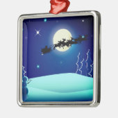 Santa Ornament Aus Metall (Links)