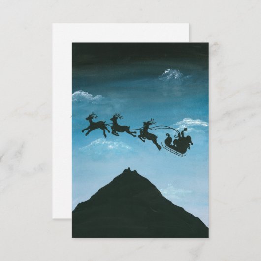 Santa Over Mount Taranaki (Vorne/Hinten)