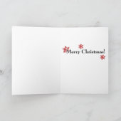 Santa Owl Feiertagskarte (Innenseite)