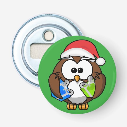 SANTA OWL FLASCHENÖFFNER (Vorderseite)