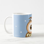 Santa Owl Holiday Tasse (Links)