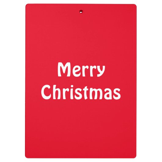 SANTA OWL KLEMMBRETT (Rückseite)