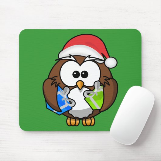 SANTA OWL MOUSEPAD (Mit Mouse)
