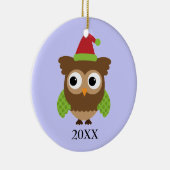 Santa Owl Ornament (Rechts)