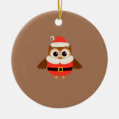 Santa Owl Ornament (Vorne)