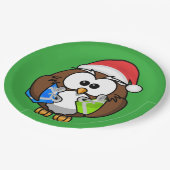 SANTA OWL PAPPTELLER (Schrägansicht)