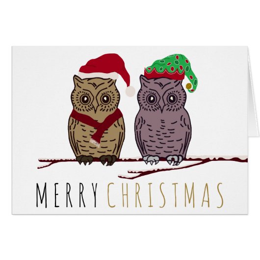 Santa Owl und Elf Owl (Vorderseite (Horizontal))
