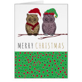 Santa Owl und Elf Owl (Vorne)