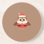 Santa Owl Untersetzer (Vorne)