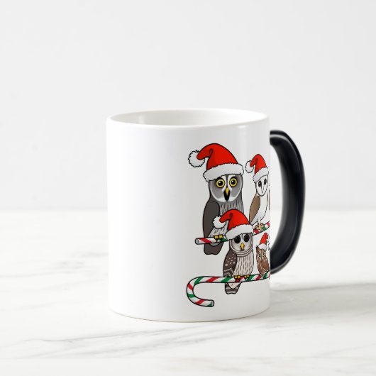 Santa Owls Verwandlungstasse (VorderseiteRechts)