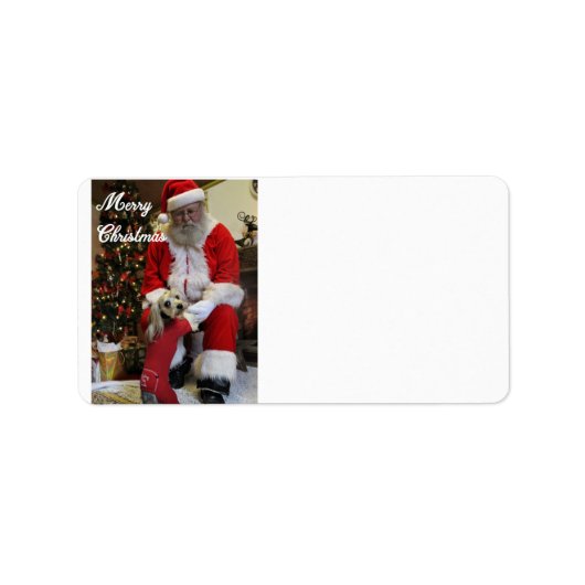 Santa Paare Adressaufkleber (Vorne)
