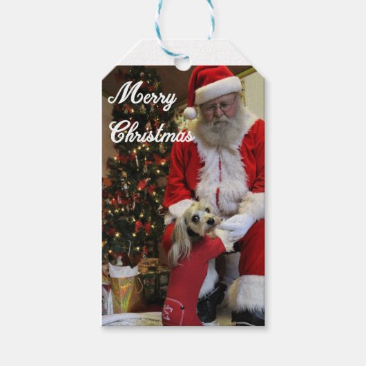 Santa Paare Geschenkanhänger (Vorderseite)