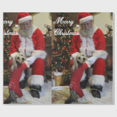 Santa Paare Geschenkpapier (Flach)