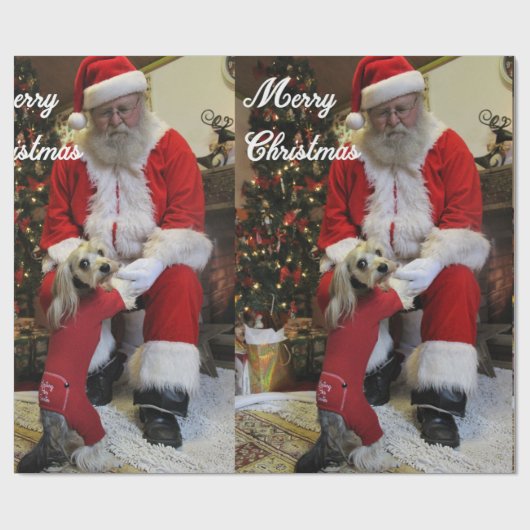 Santa Paare Geschenkpapier (Flach)