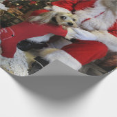 Santa Paare Geschenkpapier (Ecke)