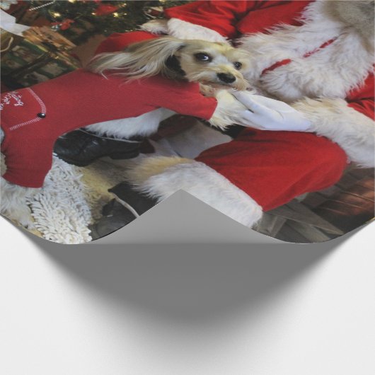 Santa Paare Geschenkpapier (Ecke)