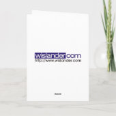 Santa Pain Feiertagskarte (Rückseite)