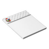 Santa Painted Bunting Notizblock (angewinkelt)