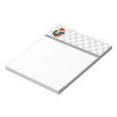 Santa Painted Bunting Notizblock (Rotiert)