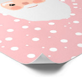 Santa Painting Jolly Illustration Art Poster (Ecke)