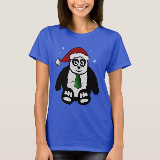 Santa Panda T-Shirt (Vorderseite)