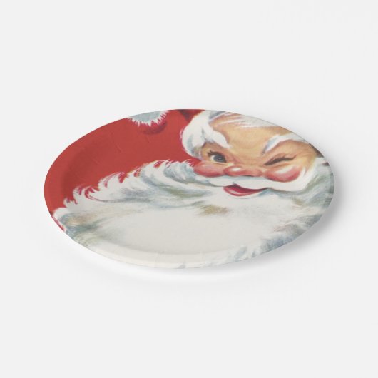 Santa Pappteller (Schrägansicht)