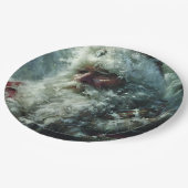 Santa Pappteller (Schrägansicht)